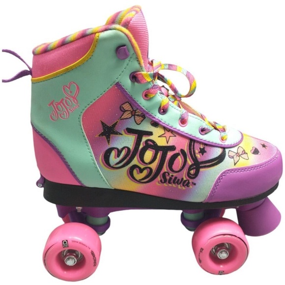 JoJo Siwa Pink and Purple Quad Roller Skates - Picture 1 of 5